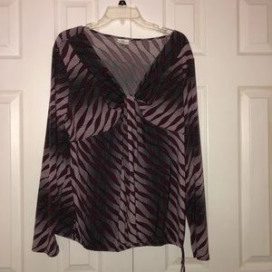Worthington long sleeve top size XL